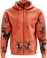 Moose Full Zip Hoodies Jacket 9