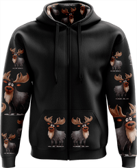 Moose Full Zip Hoodies Jacket 10
