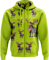 Moose Full Zip Hoodies Jacket 5