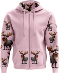 Moose Full Zip Hoodies Jacket 12