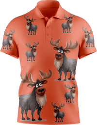Moose Men's Short Sleeve Polo 4