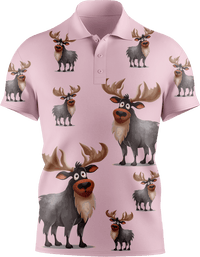 Moose Men's Short Sleeve Polo 1