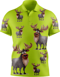 Moose Men's Short Sleeve Polo 3