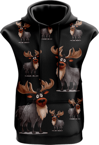 Moose Sleeveless Hoodie 1