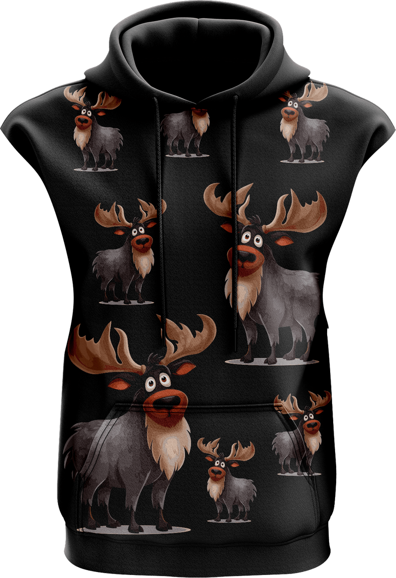 Moose Sleeveless Hoodie