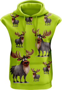 Moose Sleeveless Hoodie 2