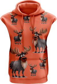 Moose Sleeveless Hoodie 3