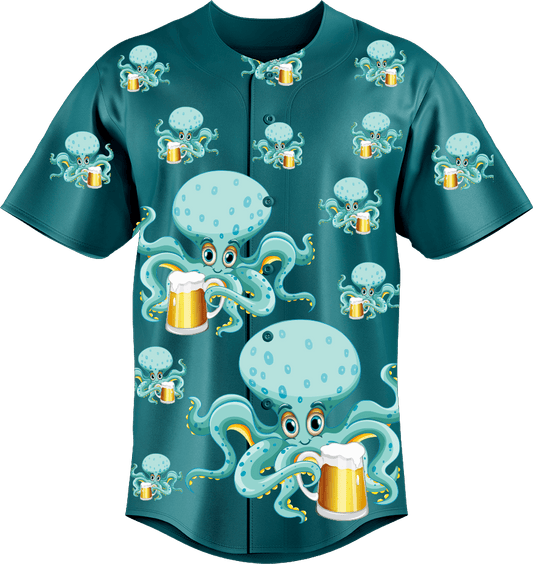 Octopus Baseball Jerseys - fungear.com.au