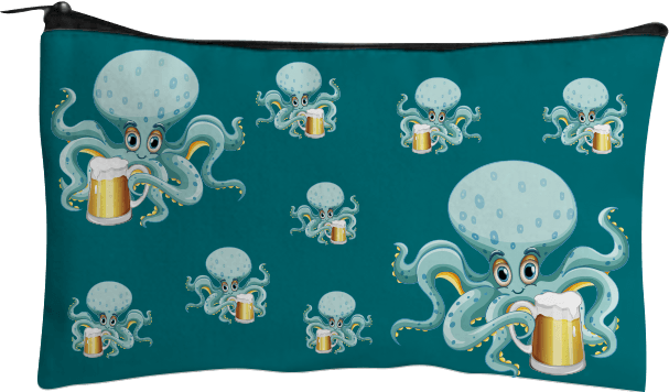Octopus Jumbo Pencil Case