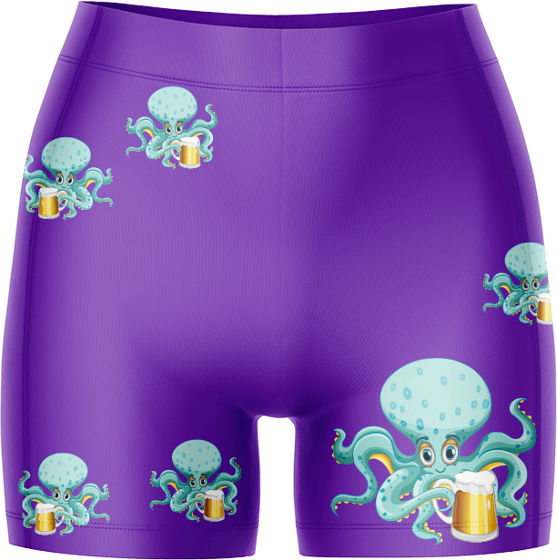 Octopus Ladies Gym Shorts