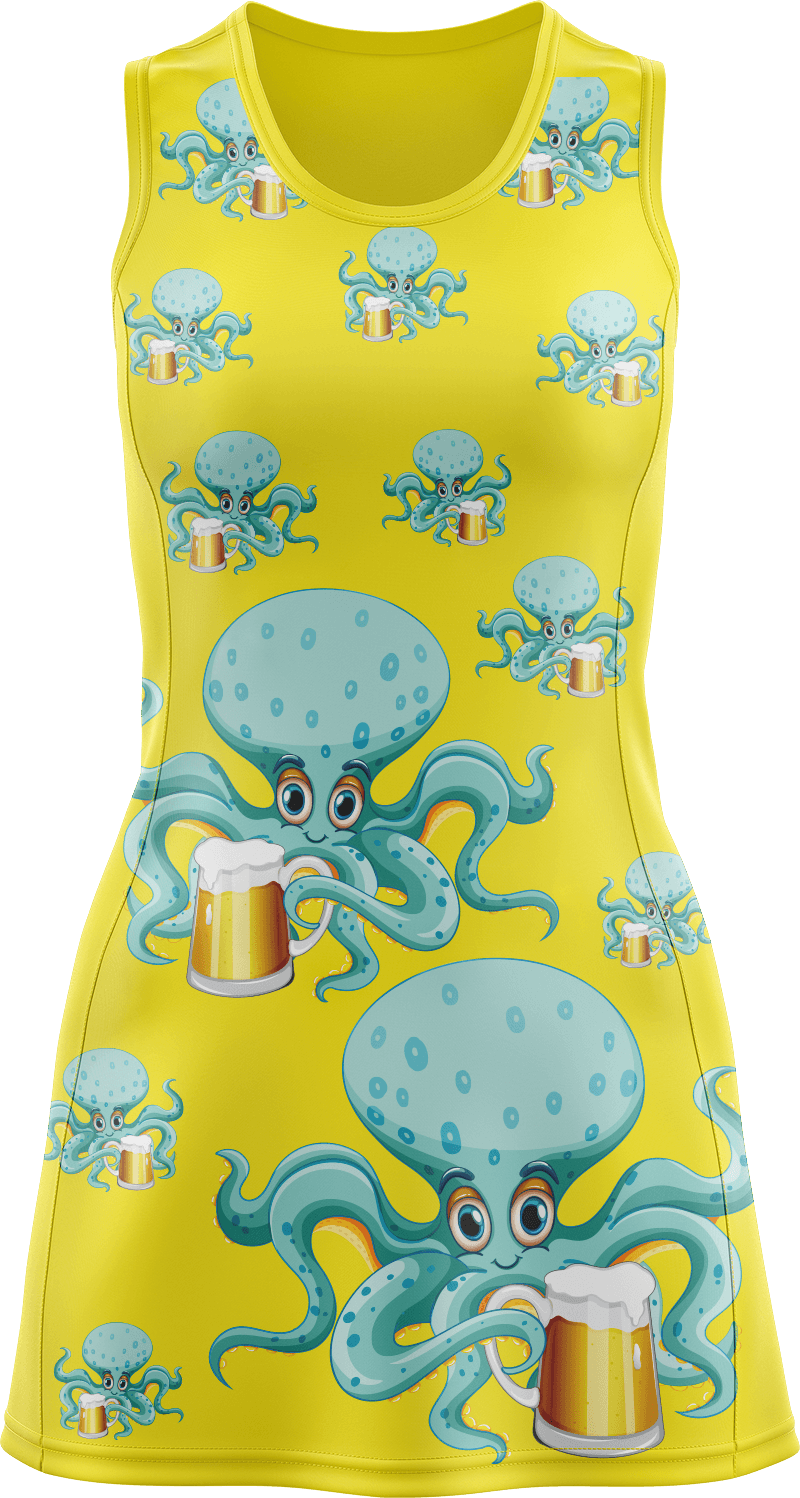 Octopus Ladies Mini Dress - fungear.com.au