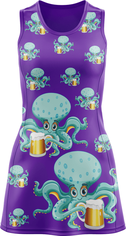 Octopus Ladies Mini Dress - fungear.com.au