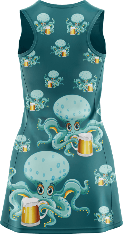 Octopus Ladies Mini Dress - fungear.com.au