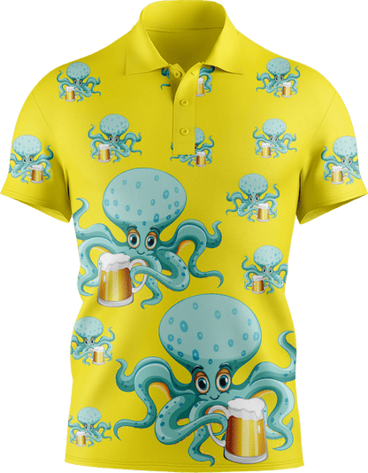 Octopus Men's Short Sleeve Polo - fungear.com.au