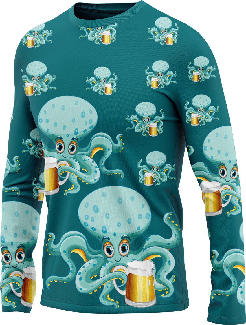 Octopus Rash Shirt Long Sleeve - fungear.com.au