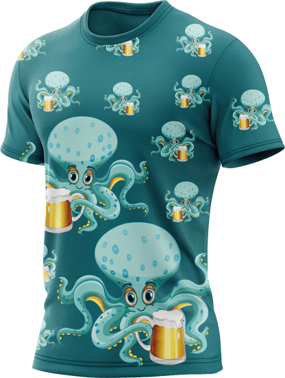 Octopus Rash Shirt Short Sleeve - fungear.com.au