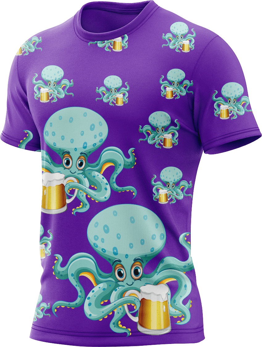 Octopus Rash Shirt Short Sleeve - fungear.com.au