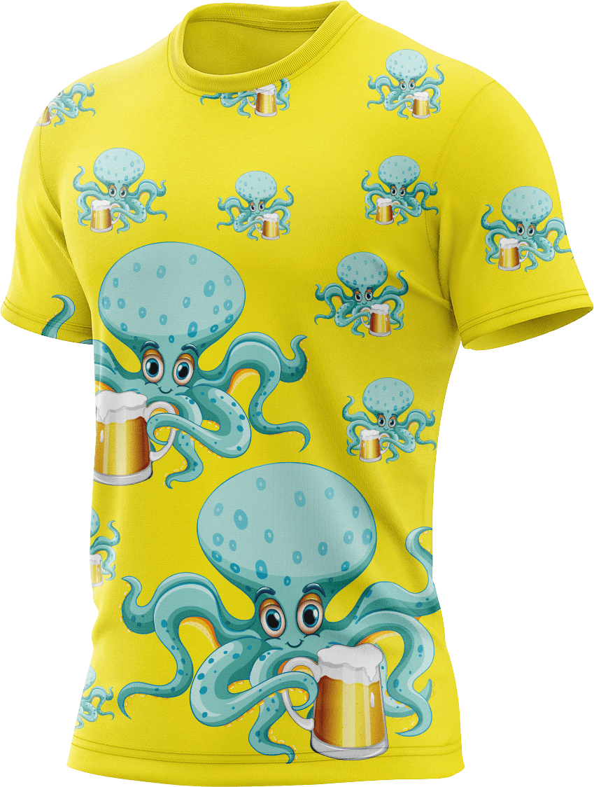 Octopus Rash Shirt Short Sleeve - fungear.com.au