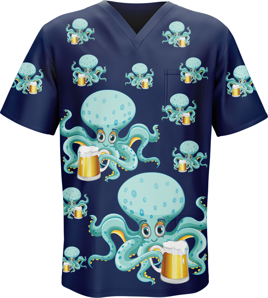 Octopus Scrubs - fungear.com.au