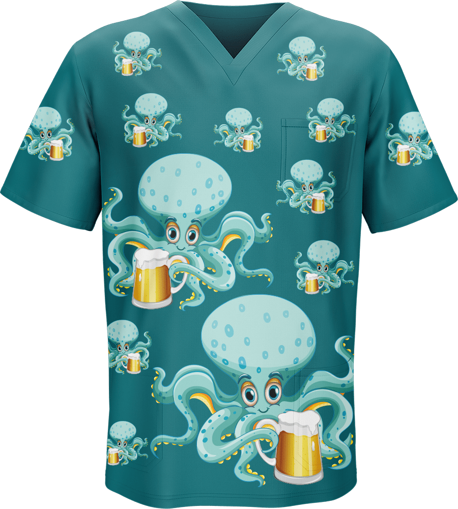 Octopus Scrubs - fungear.com.au