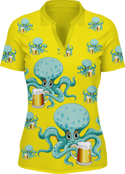 Octopus Women's Polo - fungear.com.au