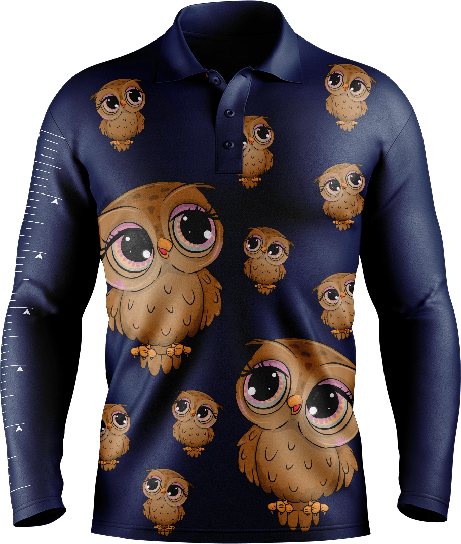Owl Fishing Shirts - fungear.com.au