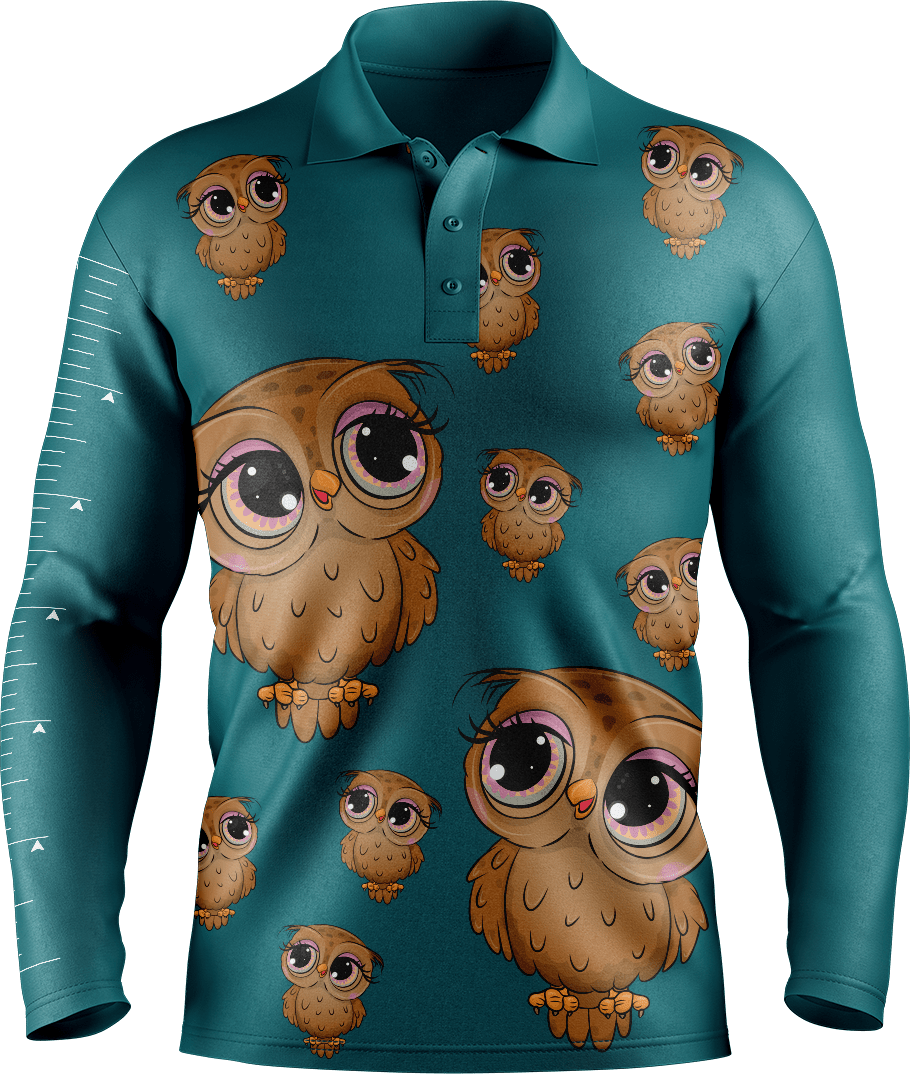 Owl Fishing Shirts - fungear.com.au