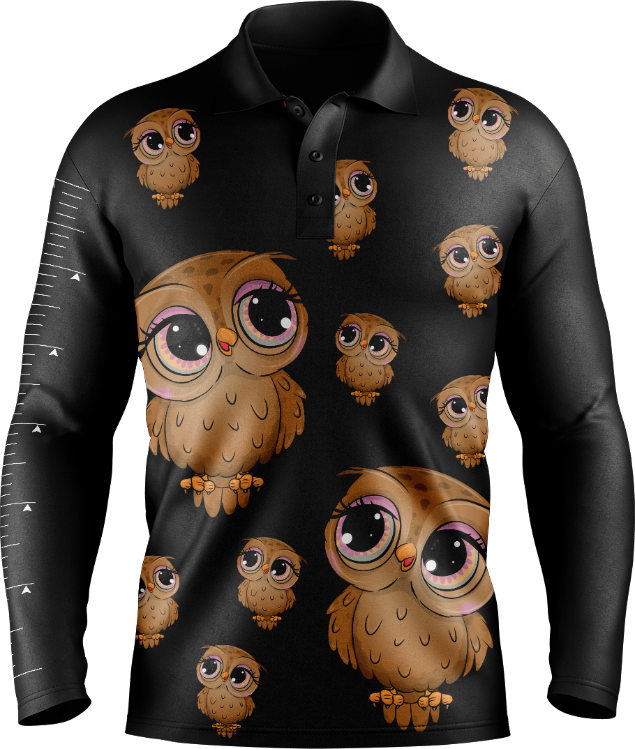 Owl Fishing Shirts - fungear.com.au