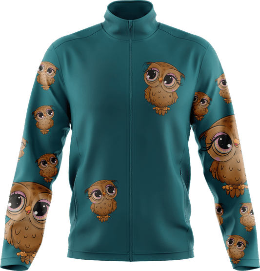 Owl Full Zip Track Jacket - fungear.com.au