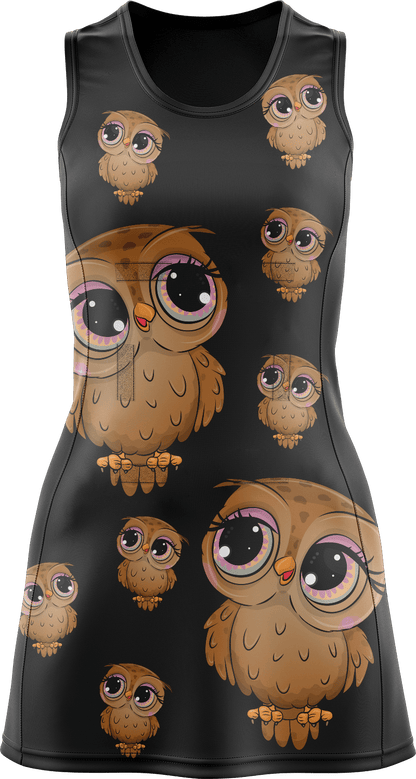 Owl Ladies Mini Dress - fungear.com.au