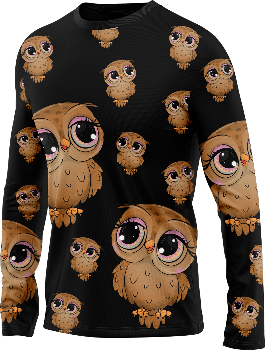 Owl Rash Shirt Long Sleeve - fungear.com.au