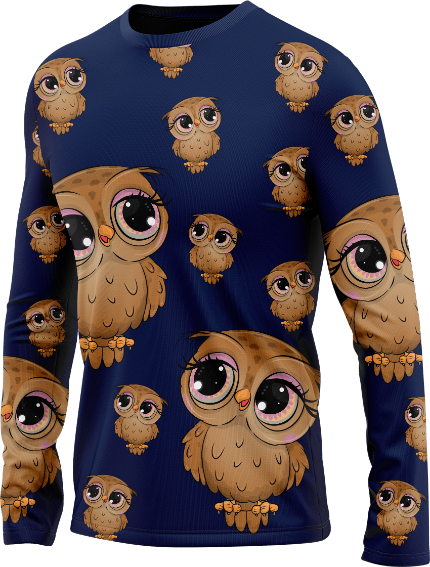 Owl Rash Shirt Long Sleeve - fungear.com.au