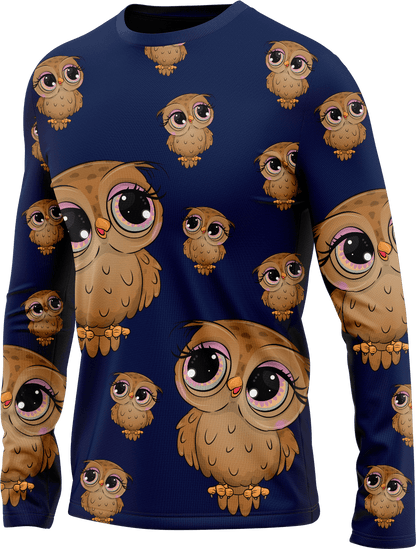 Owl Rash Shirt Long Sleeve - fungear.com.au