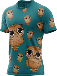 Owl Rash Shirt Short Sleeve 1