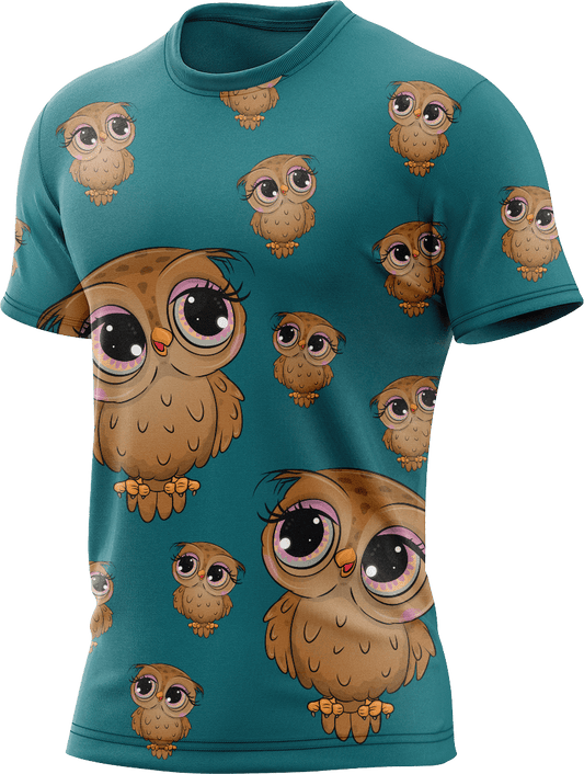 Owl Rash Shirt Short Sleeve - fungear.com.au