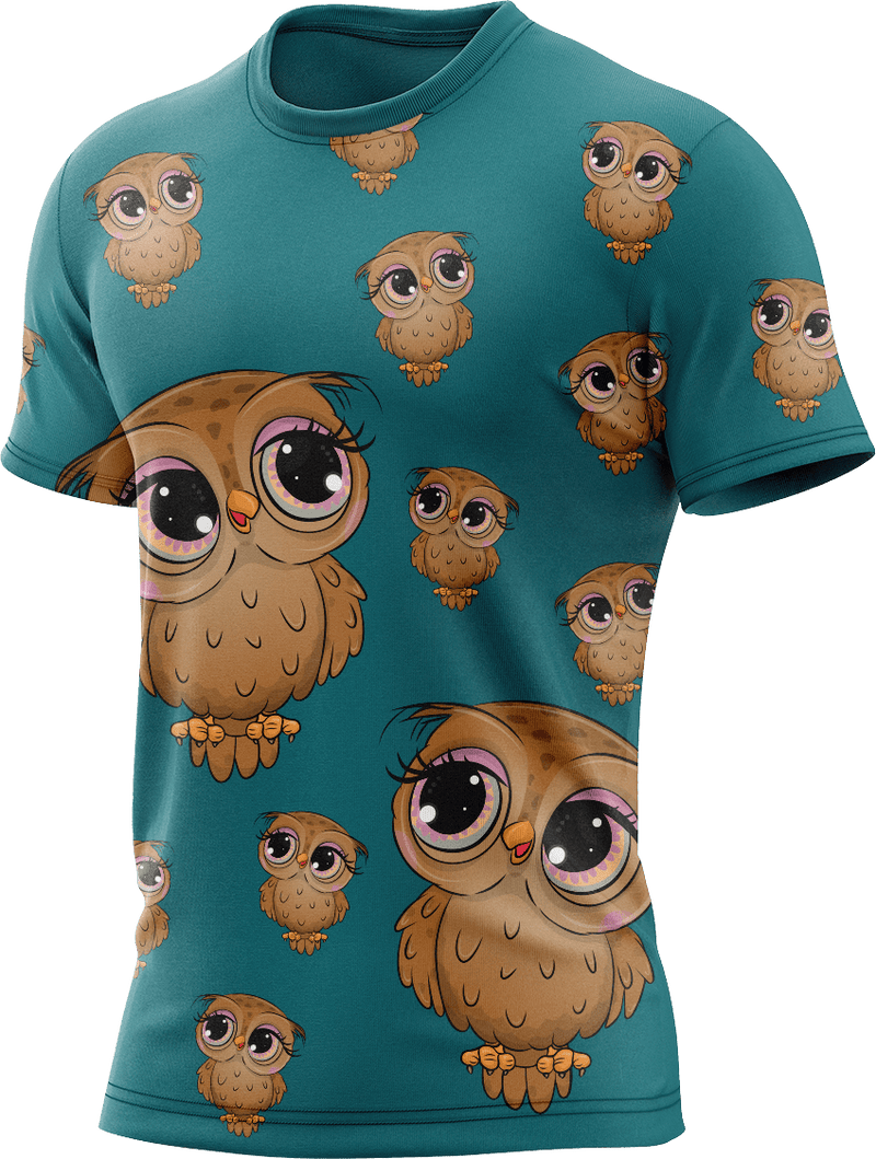 Owl Rash Shirt Short Sleeve