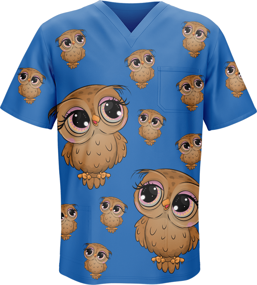 Owl Scrubs