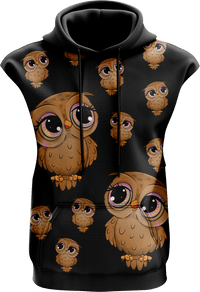 Owl Sleeveless Hoodie 4