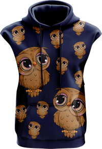 Owl Sleeveless Hoodie 2