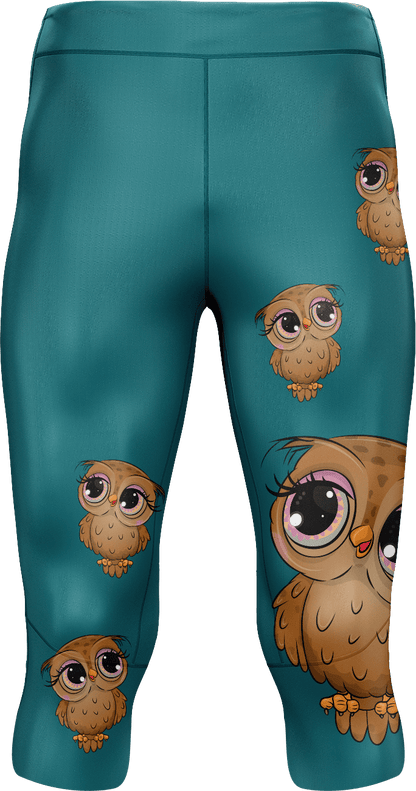 Owl Tights 3/4 or Full Length - fungear.com.au