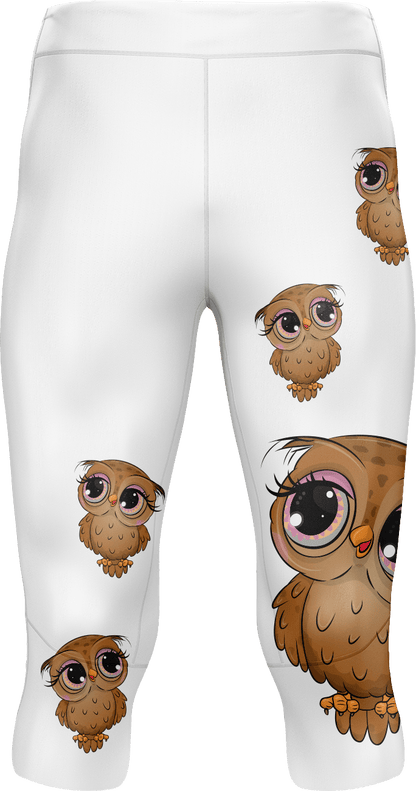 Owl Tights 3/4 or Full Length - fungear.com.au