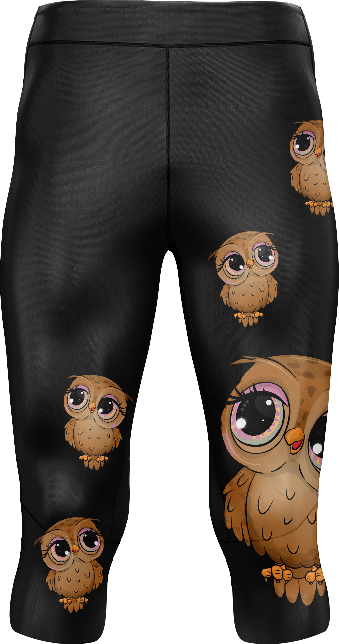 Owl Tights 3/4 or Full Length