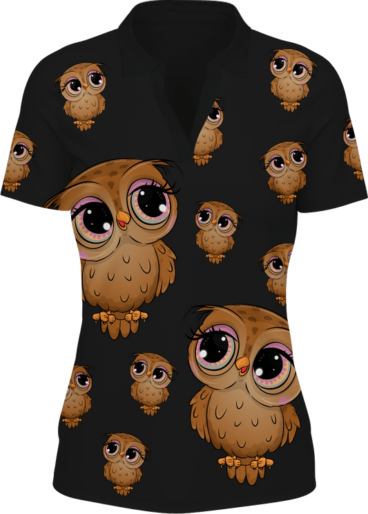 Owl Women's Polo - fungear.com.au