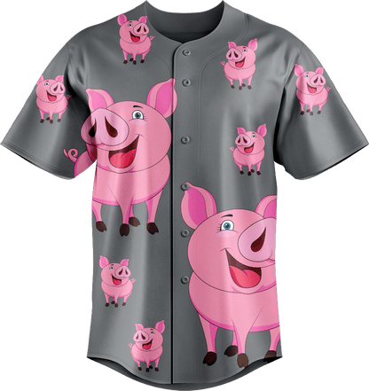 Percy Pig Baseball Jerseys - fungear.com.au
