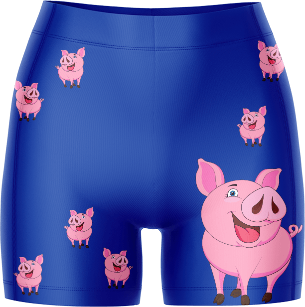 Percy Pig Bike Shorts - fungear.com.au