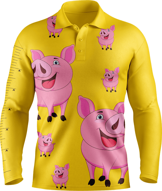 Percy Pig Fishing Shirts - fungear.com.au