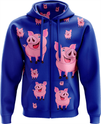 Percy Pig Full Zip Hoodies Jacket 6