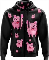 Percy Pig Full Zip Hoodies Jacket 8
