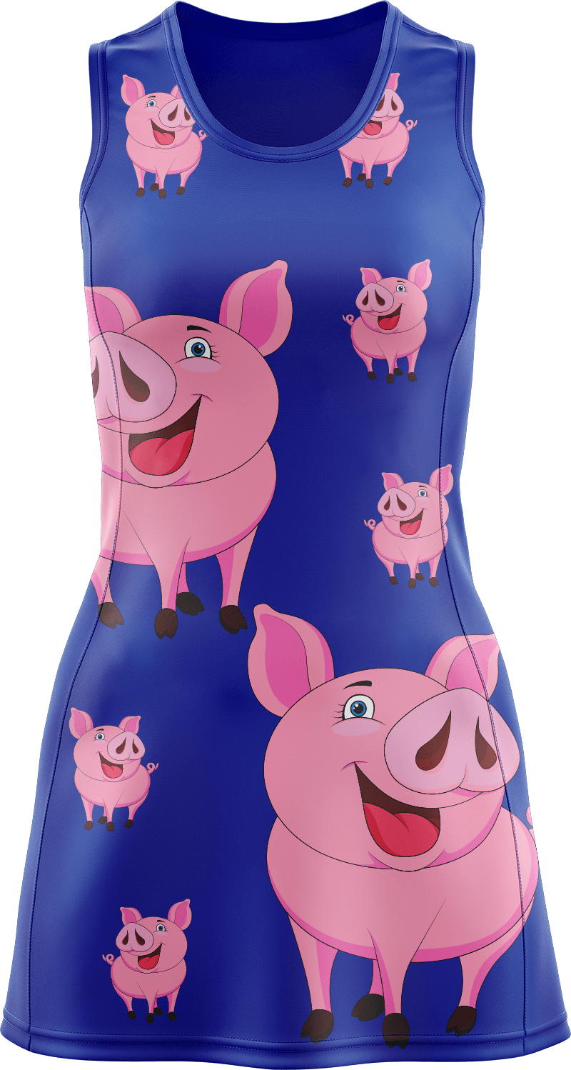 Percy Pig Ladies Mini Dress - fungear.com.au