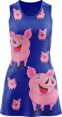 Percy Pig Ladies Mini Dress 2
